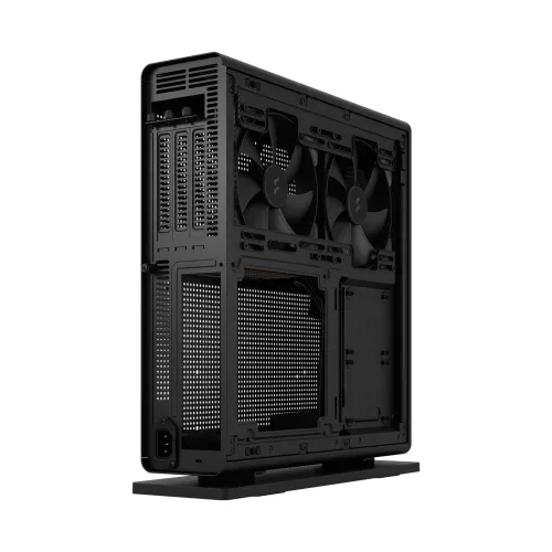 Case Fractal Design Ridge Black mITX PCIe 4.0 (FD-C-RID1N-11) – Thiết Kế Slim Nhỏ Gọn | Hỗ Trợ GPU Hiệu Năng Cao